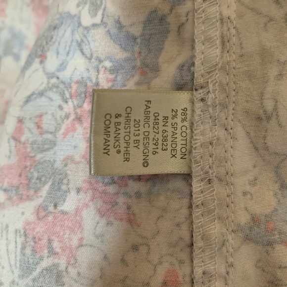 Christopher & Banks Petite floral jacket size P/L - Picture 12 of 14